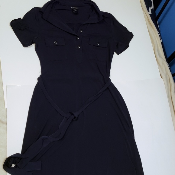 Enfocus petite navy blue dress - Picture 2 of 4